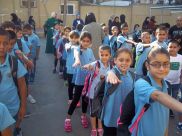 بالصور: عام دراسي جديد في مدرسة الزهراء قلب يافا